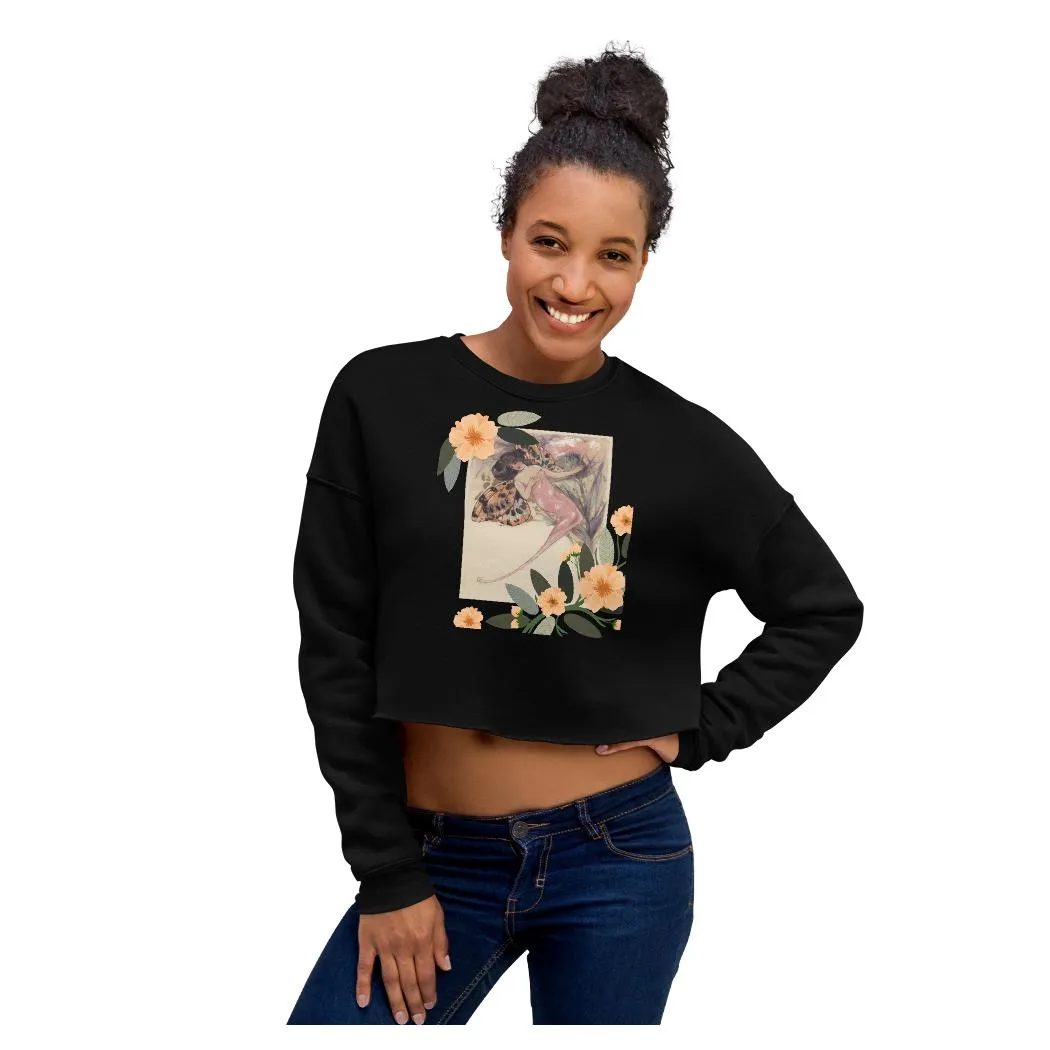 Sensibility Butterfly Crop Sweatshirt