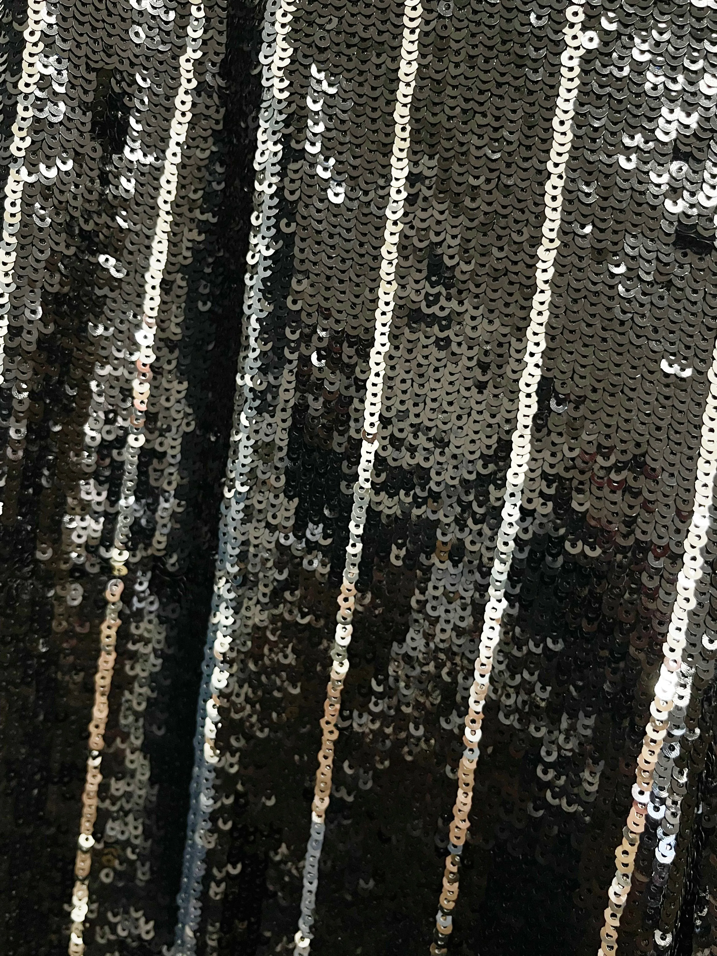 Sequin High Waist Flare Pant
