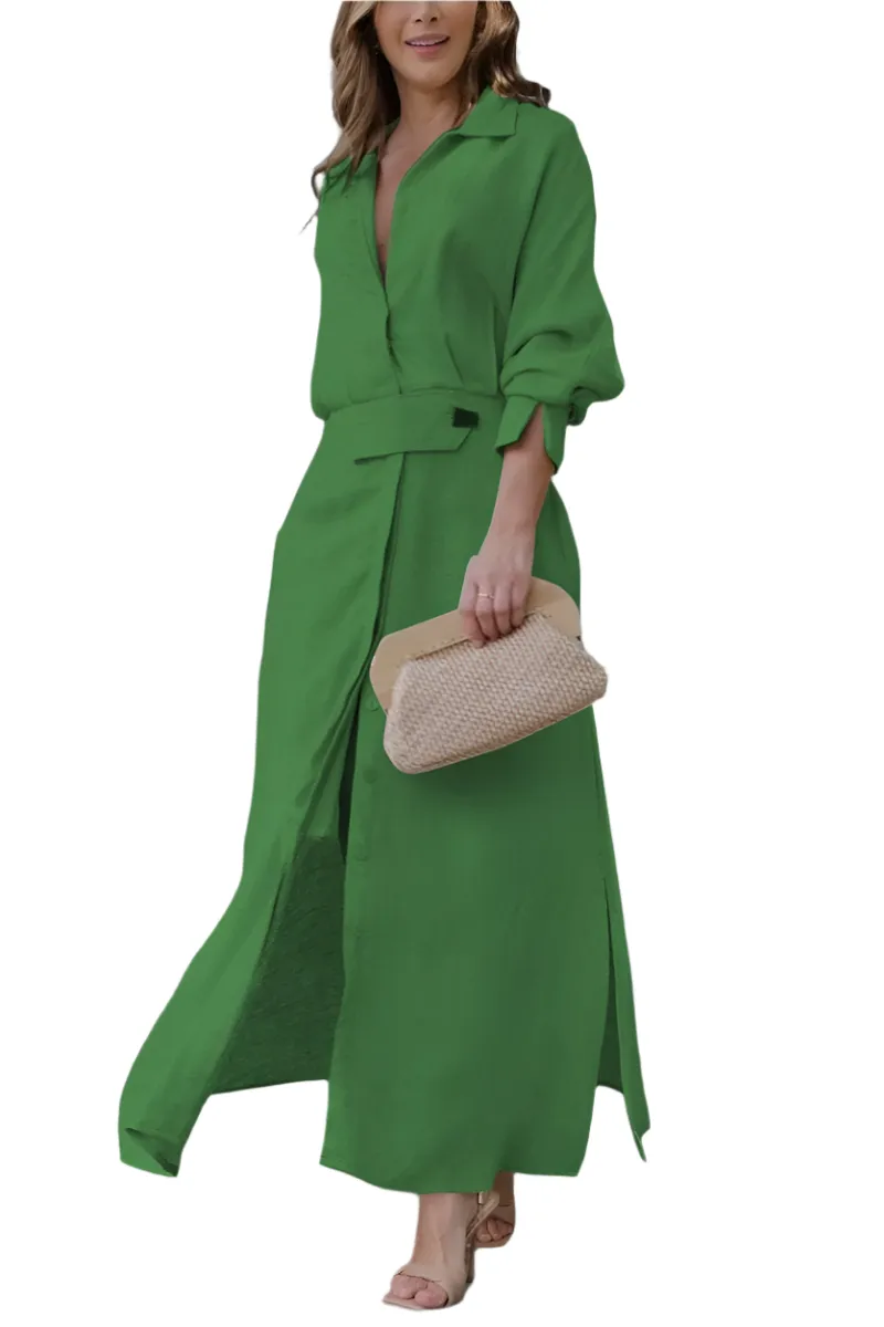 Serafina- Linen Maxi Dress for women