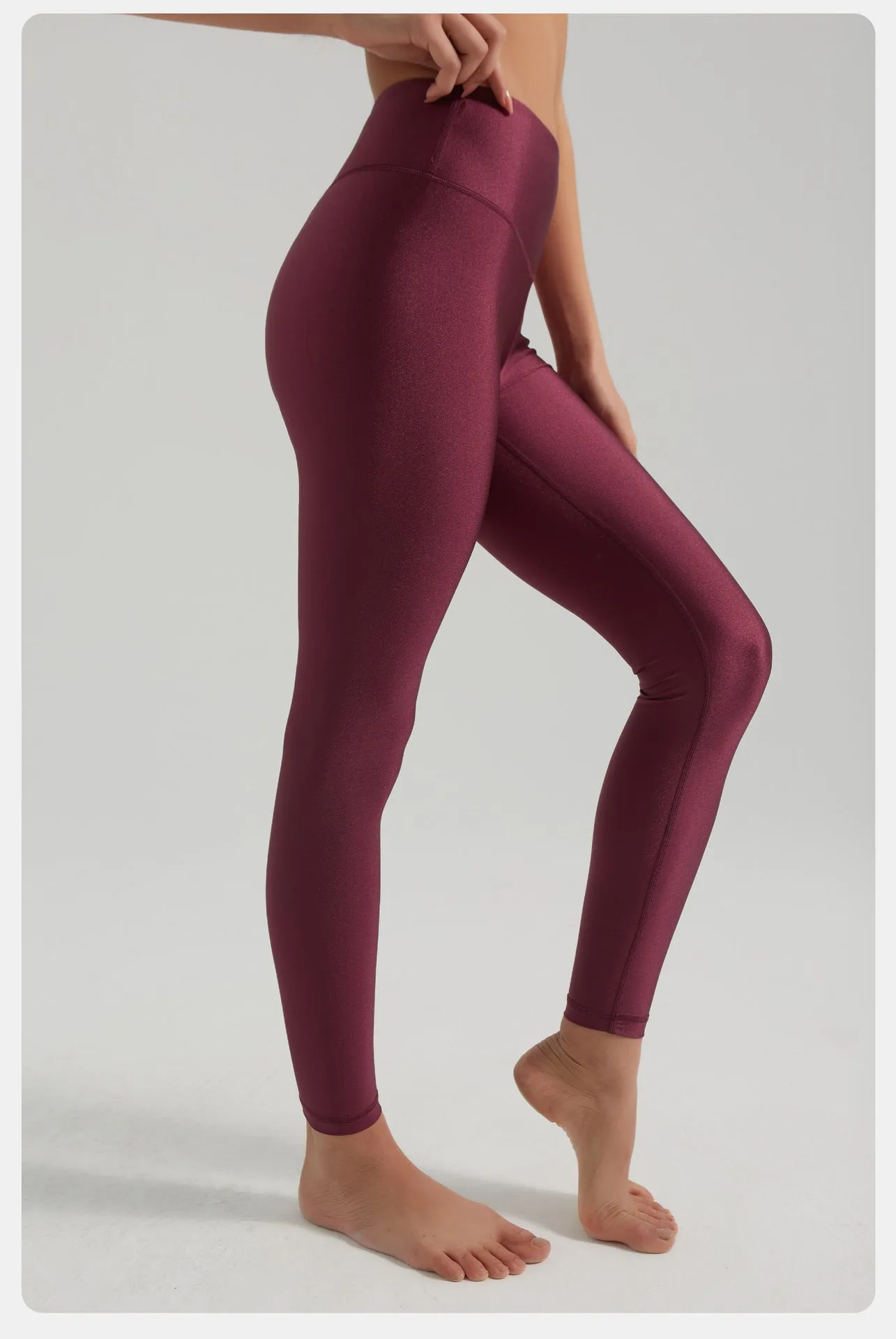 Sexy Triangle Bra Nude Feel High Waist Yoga Two Piece Set