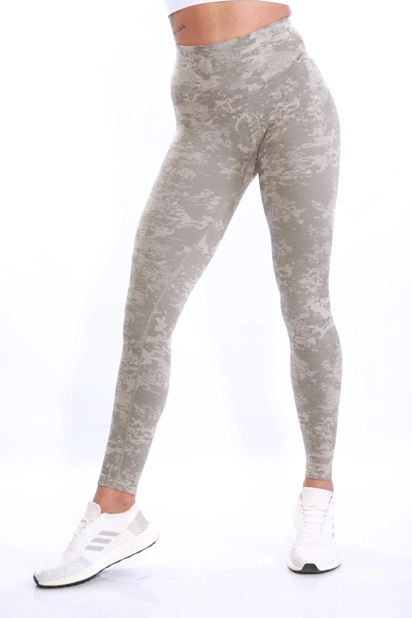 Shapewear TNG Urban Camo - lush Seamless Leggings - Olive Grey