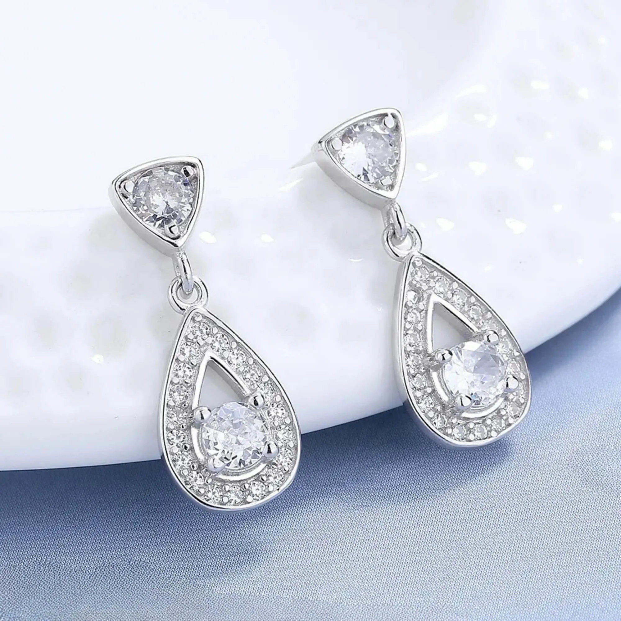 Silver Earrings "Glimmer"
