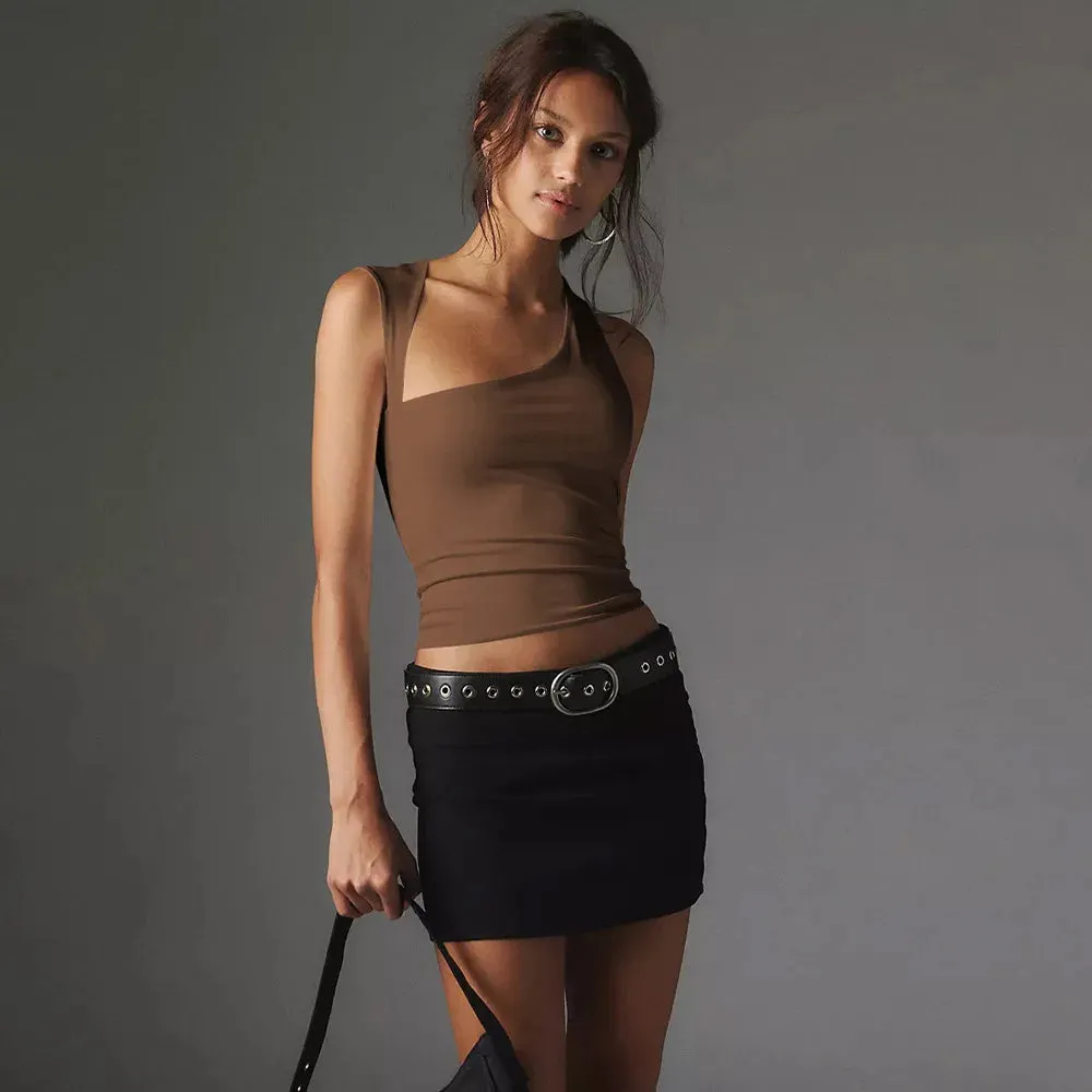 Skew One Shoulder Top
