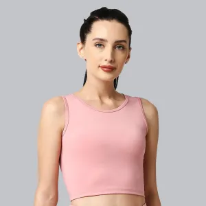 Sleeveless Sports Crop Top