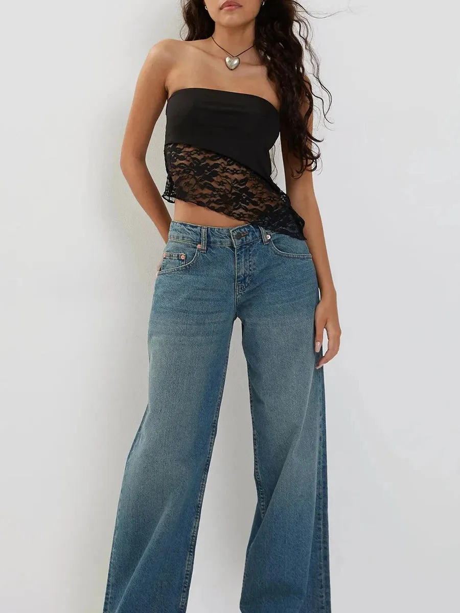 Sleeveless Strapless Corset Top