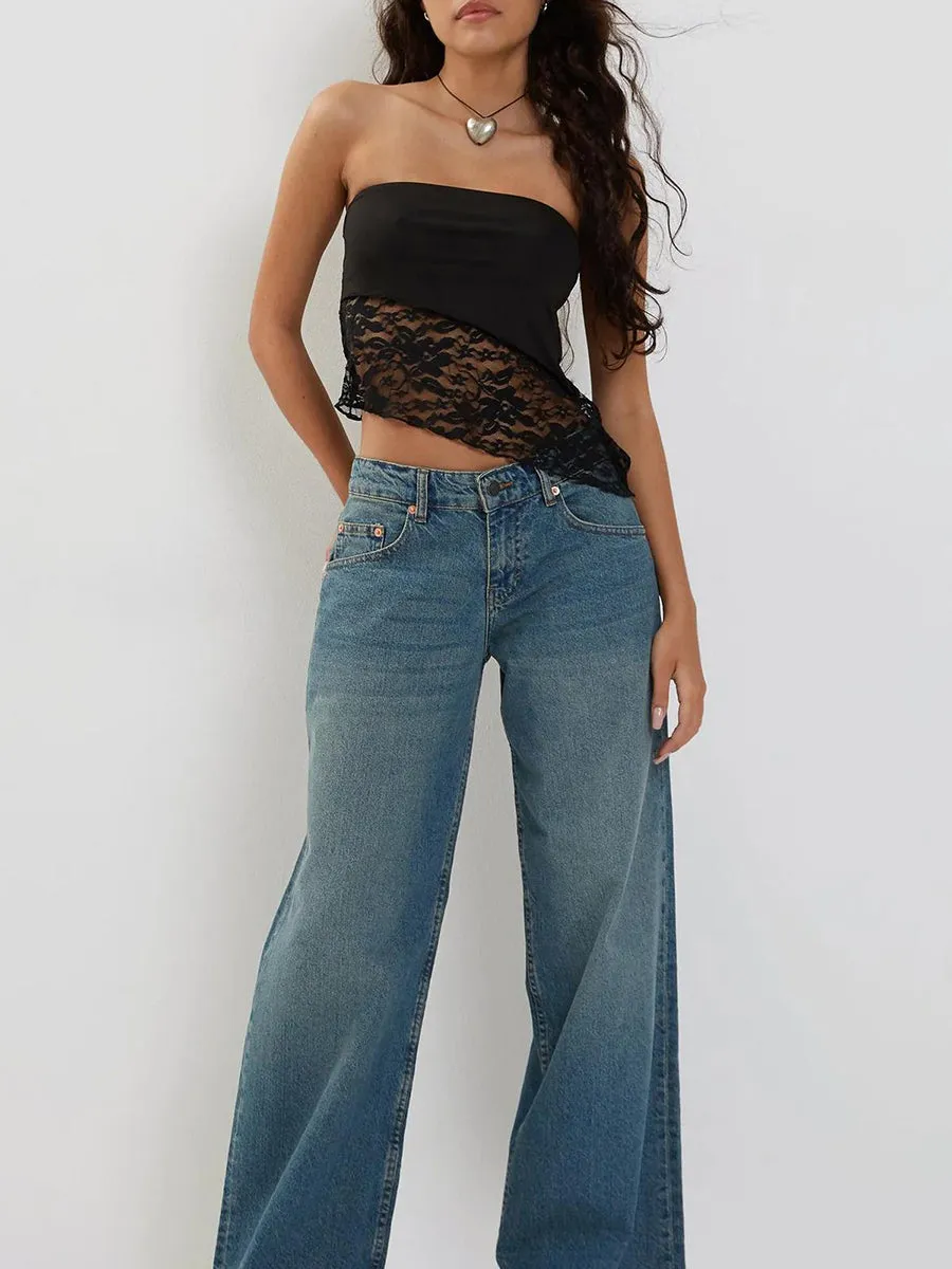 Sleeveless Strapless Corset Top
