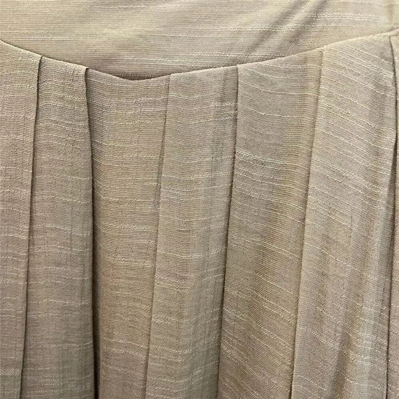 Solid Color Simple And Slimming Versatile Half Skirt
