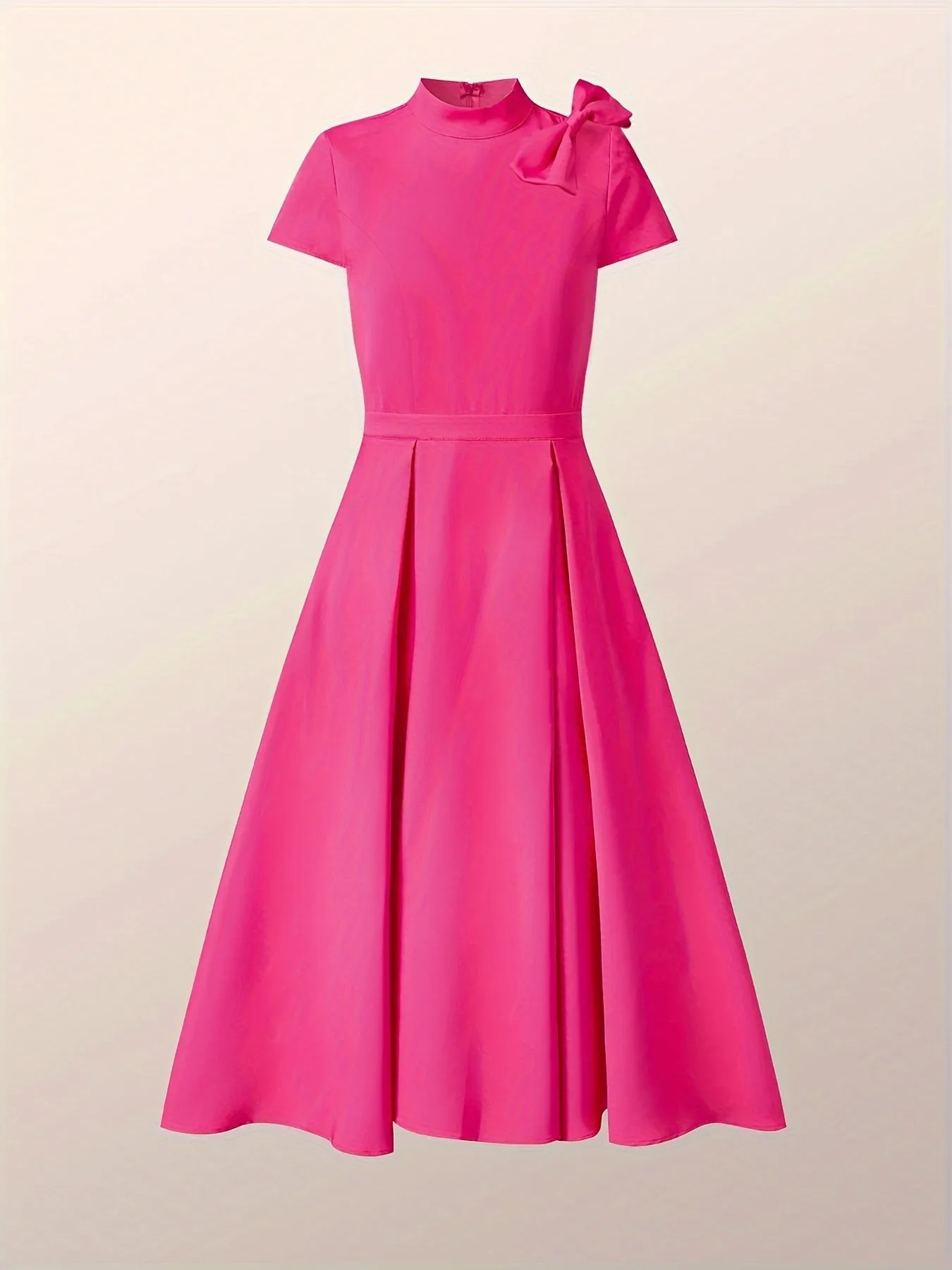 Sonnen-gelbes midikleid - isabella