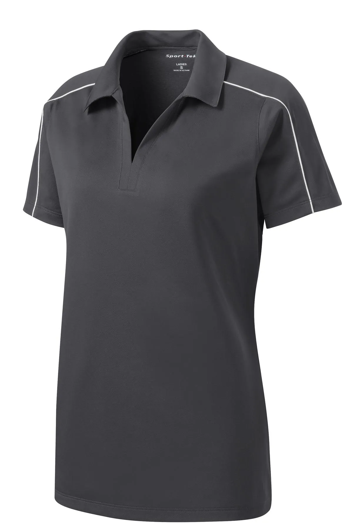 Sport-Tek® Women's Micropique Sport-Wick® Piped Polo