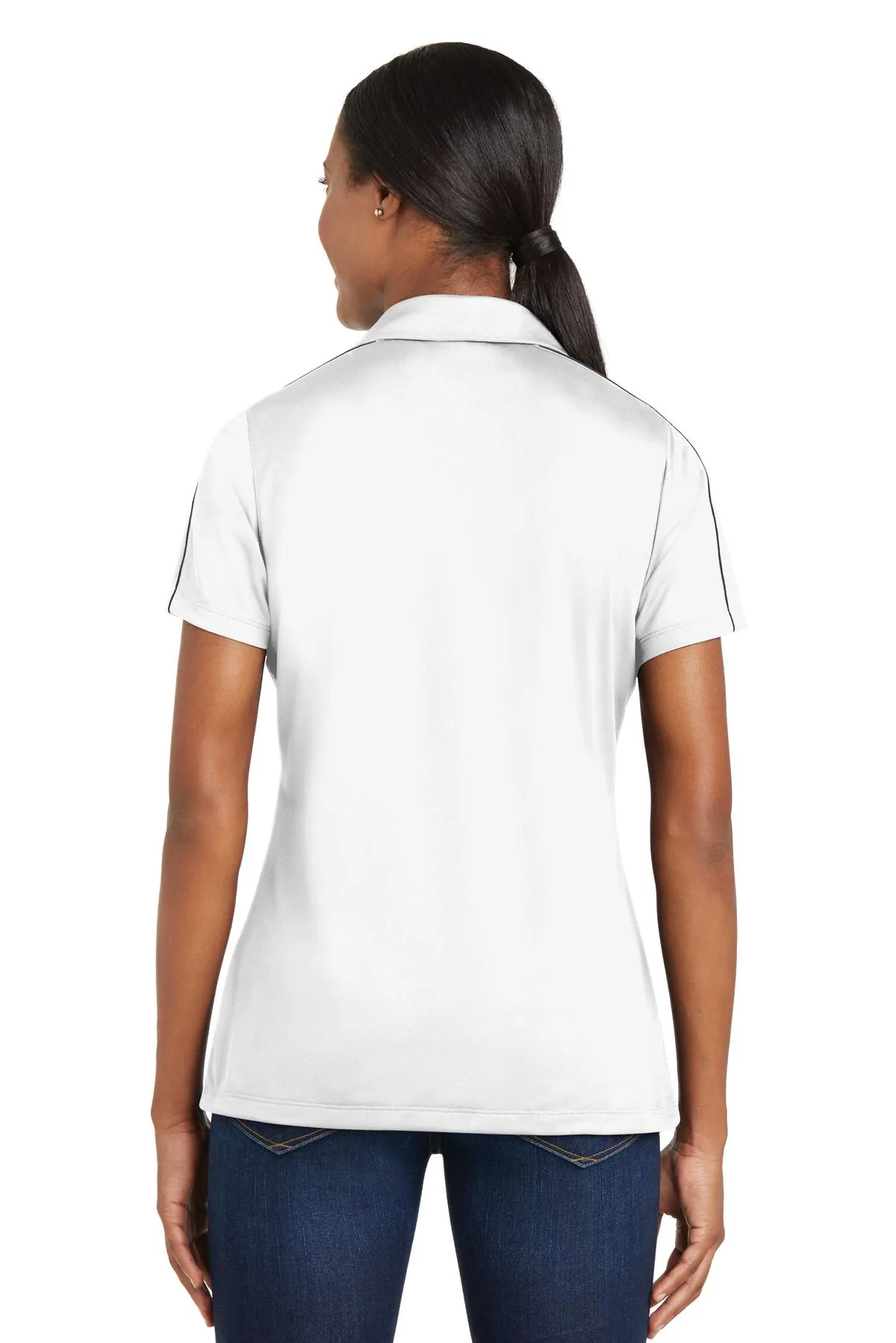 Sport-Tek® Women's Micropique Sport-Wick® Piped Polo