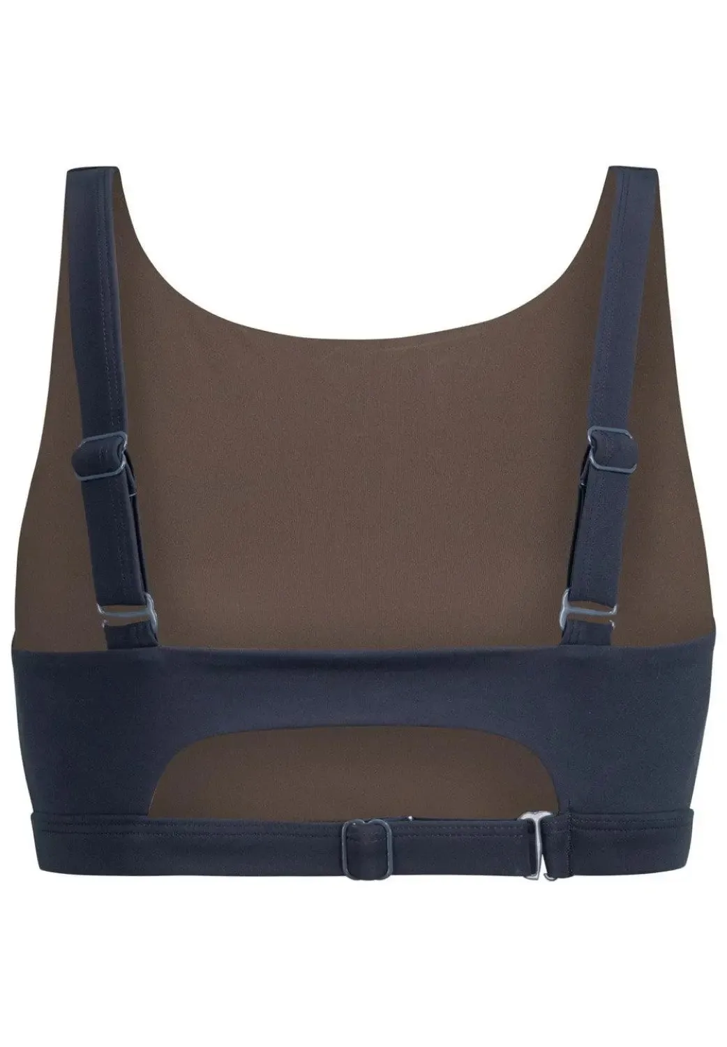 Sports bra Meco in Midnight blue / Mocha