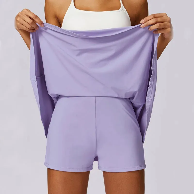 Sporty Two-Piece Set | Zip-Up Jacket & Skirt | Activewear & Casual