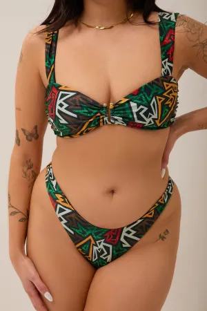 St Lucia Brazilian Bikini Bottoms - Urban Jungle