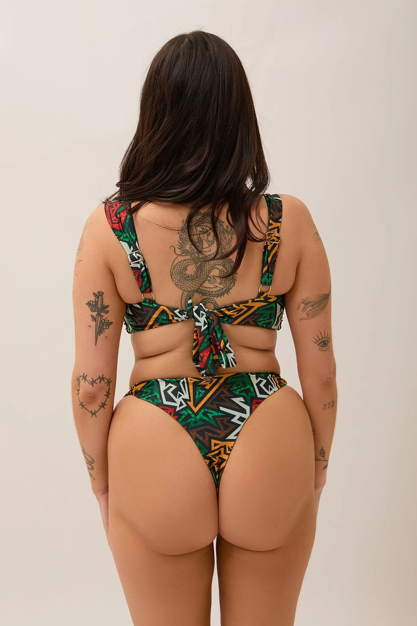 St Lucia Brazilian Bikini Bottoms - Urban Jungle