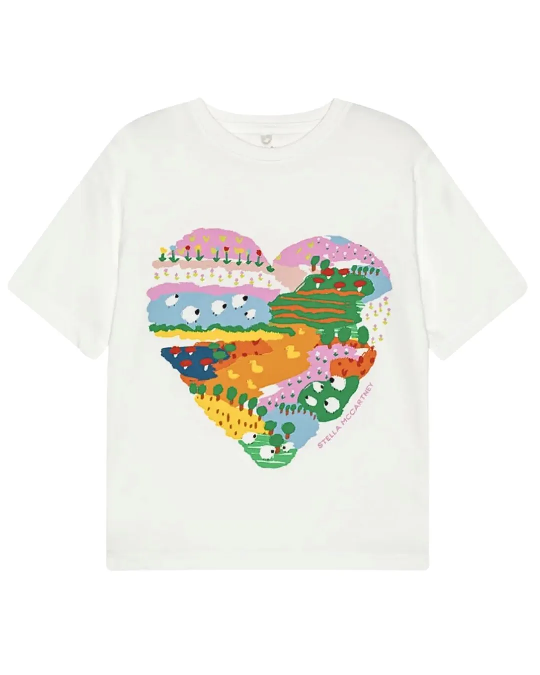 Stella McCartney Kids Tee With Heart Print