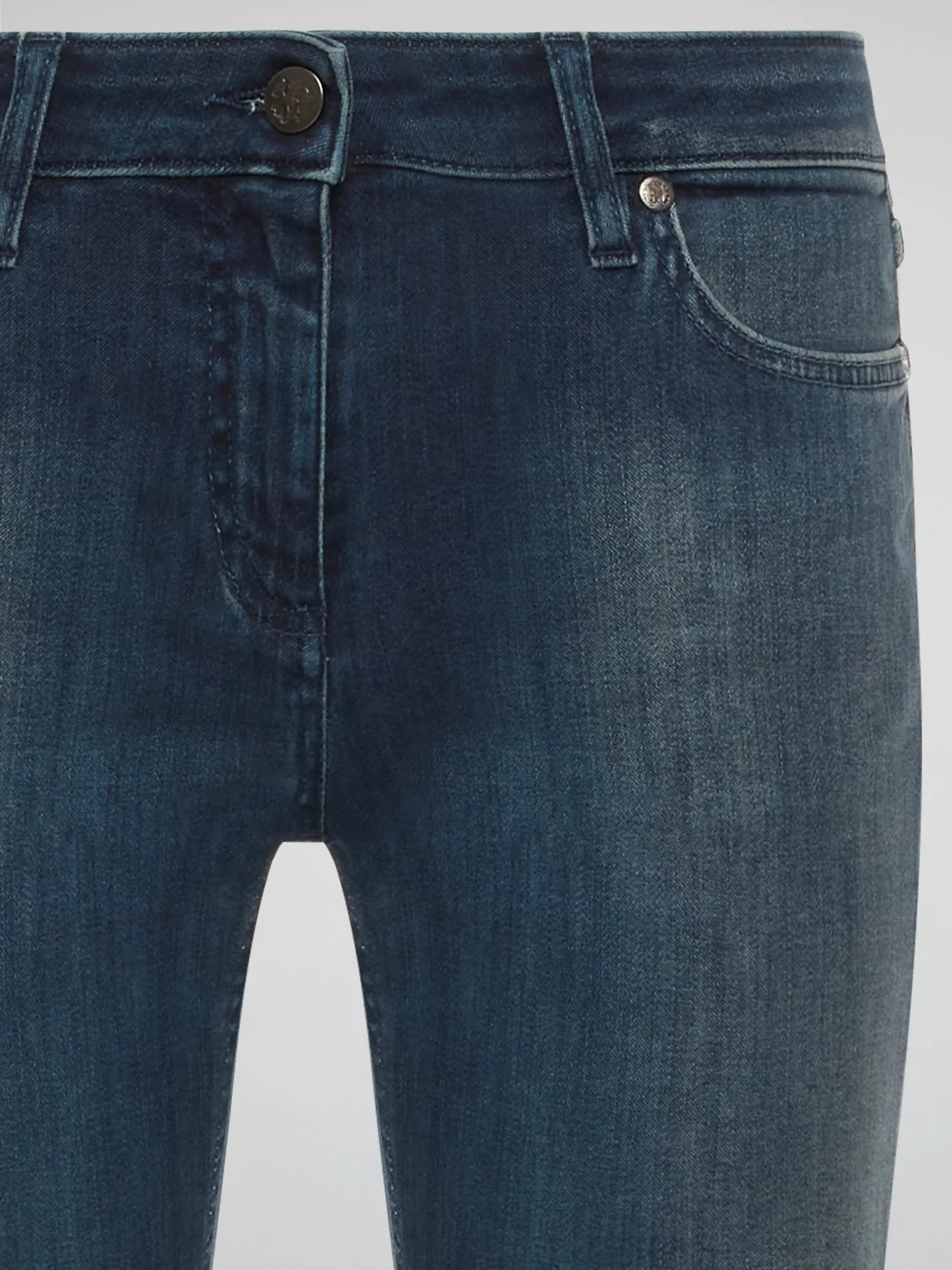 Stone Washed Skinny Denim Jeans