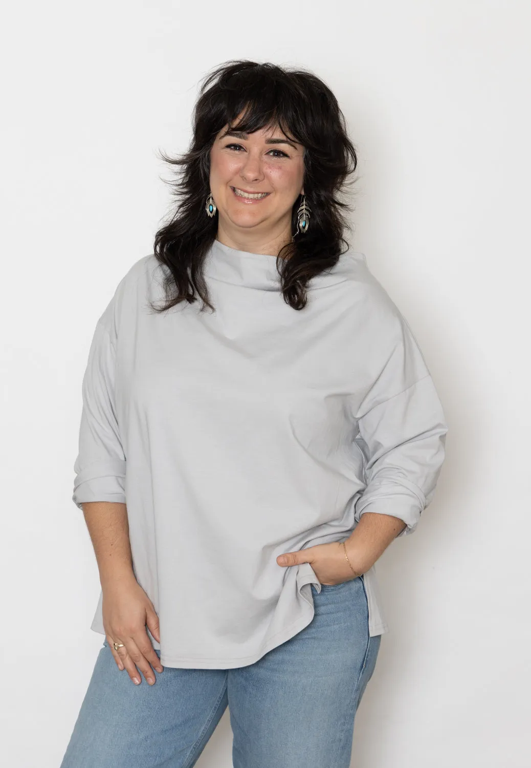 Story Funnel Neck Top