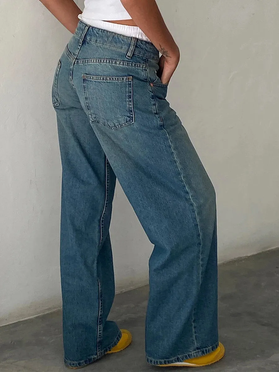 Straight  Baggy Boyfriend Jean