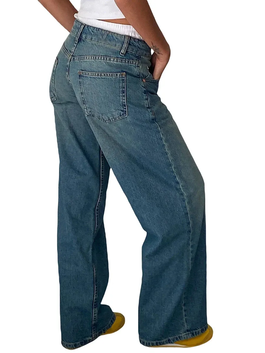 Straight  Baggy Boyfriend Jean