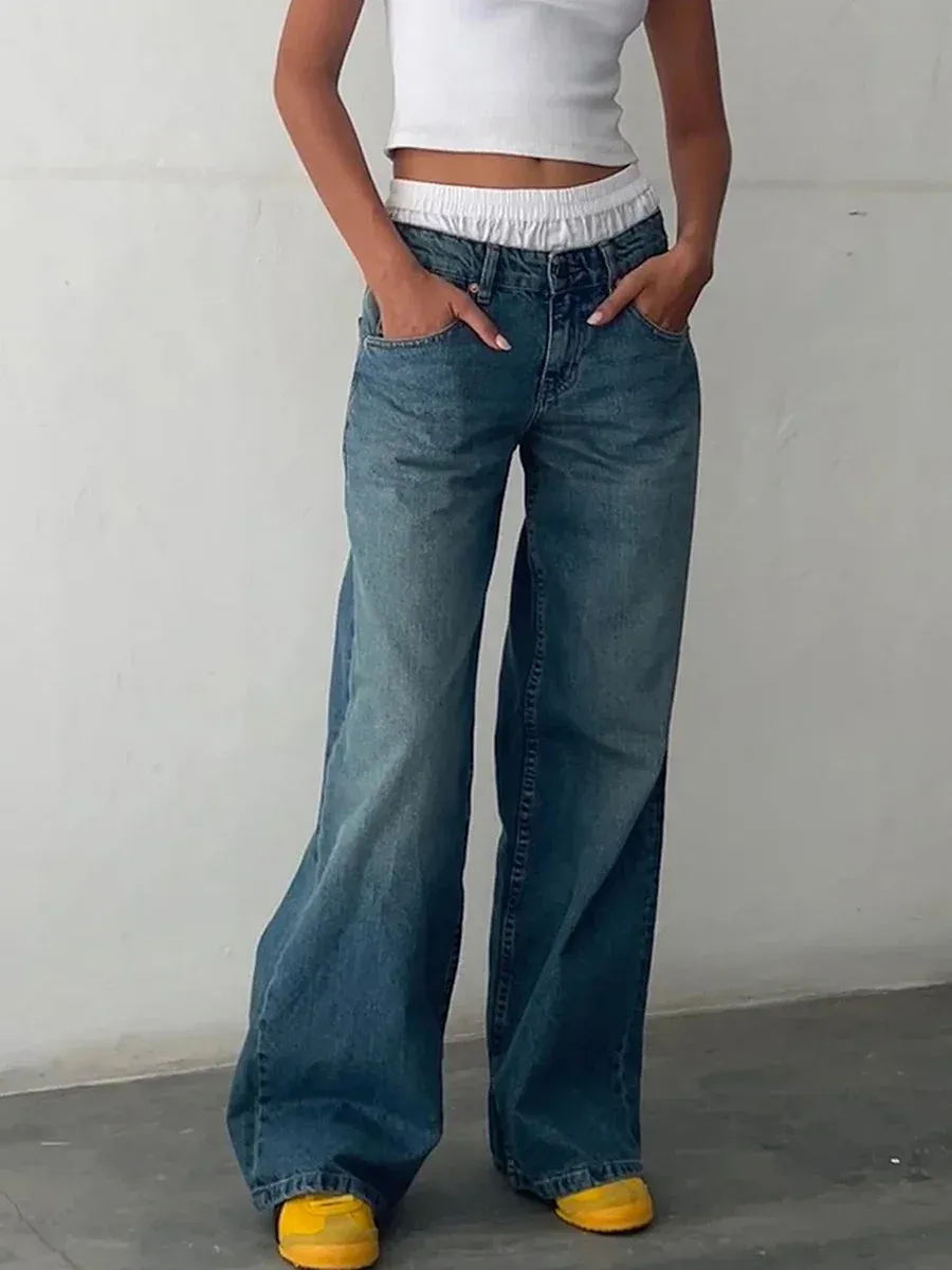 Straight  Baggy Boyfriend Jean