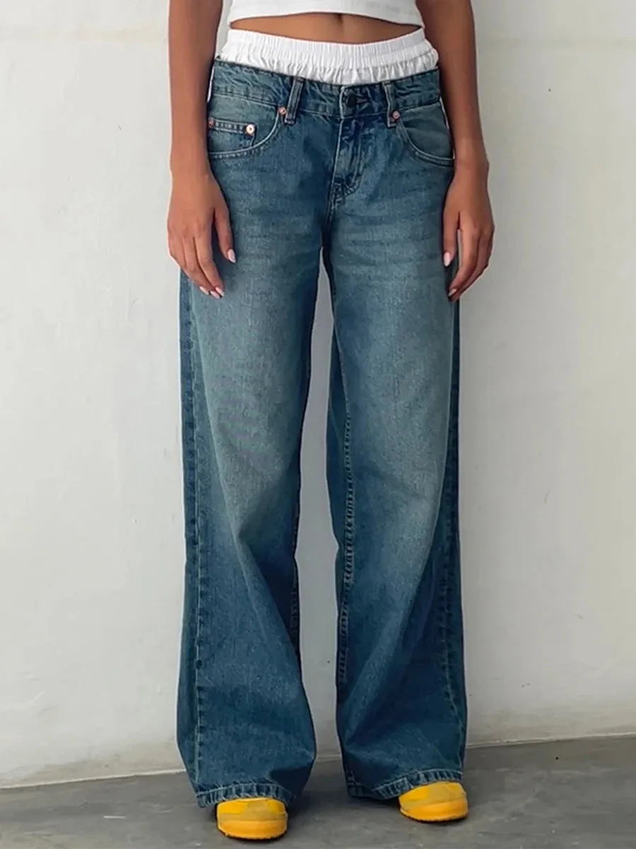 Straight  Baggy Boyfriend Jean