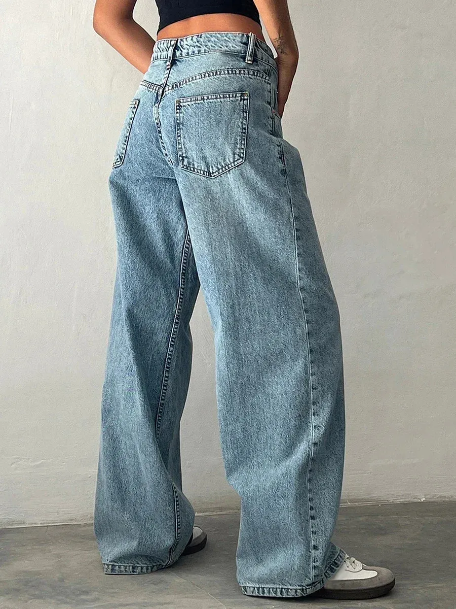 Straight  Baggy Boyfriend Jean