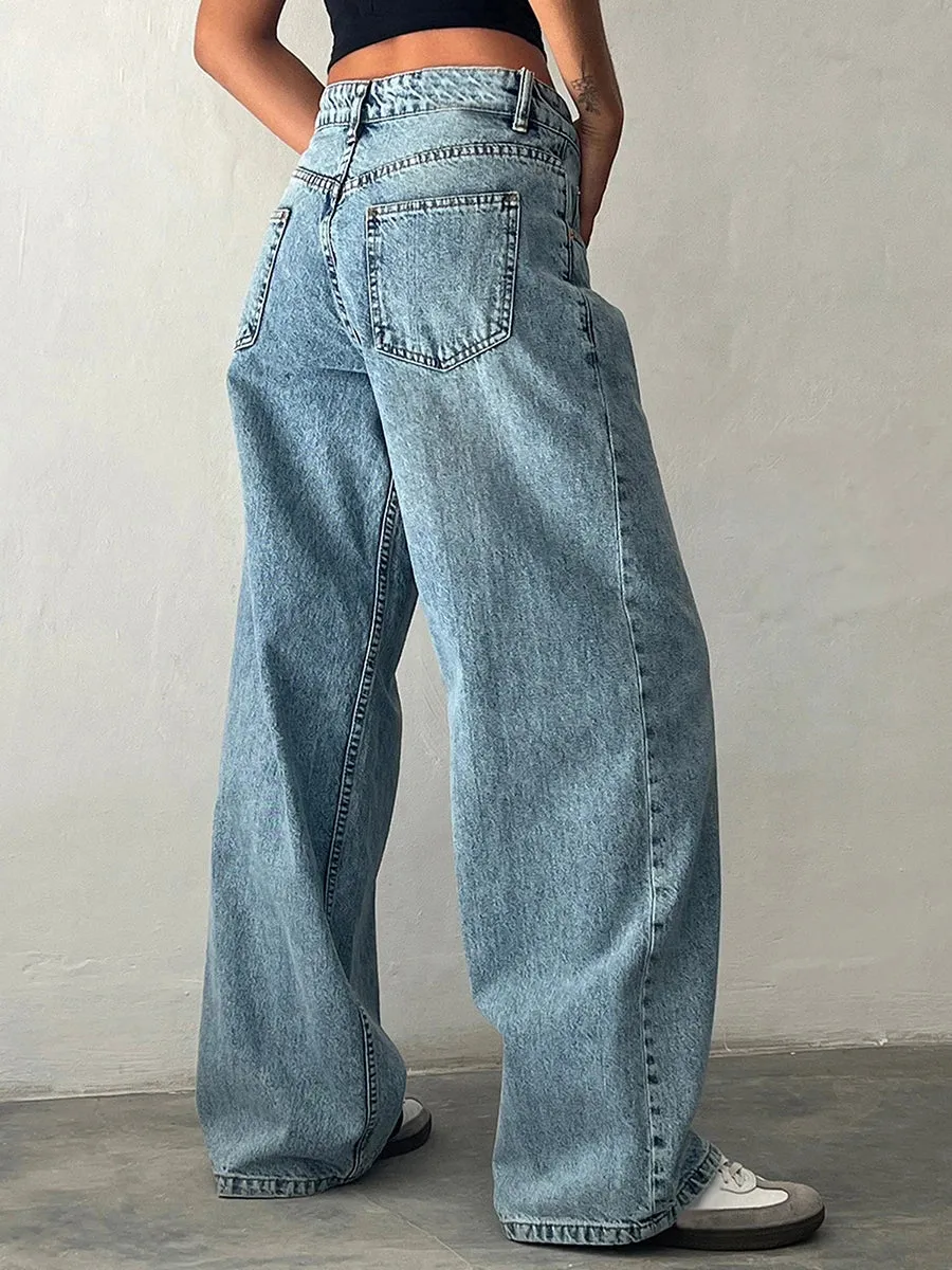 Straight  Baggy Boyfriend Jean