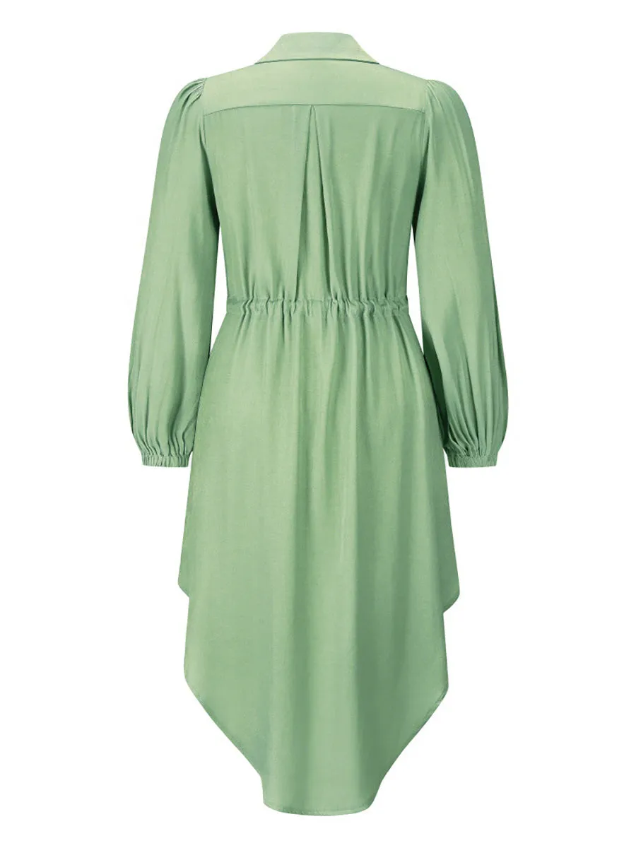 Stunncal Long-Sleeved Waist-Skimming Dresses