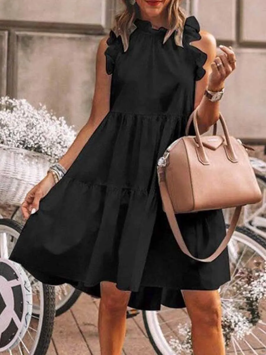 Stunncal Ruffles Dress