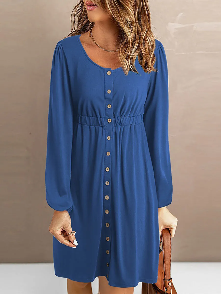 Stunncal Sexy V-Neck Waist-Length Sleeve Dress