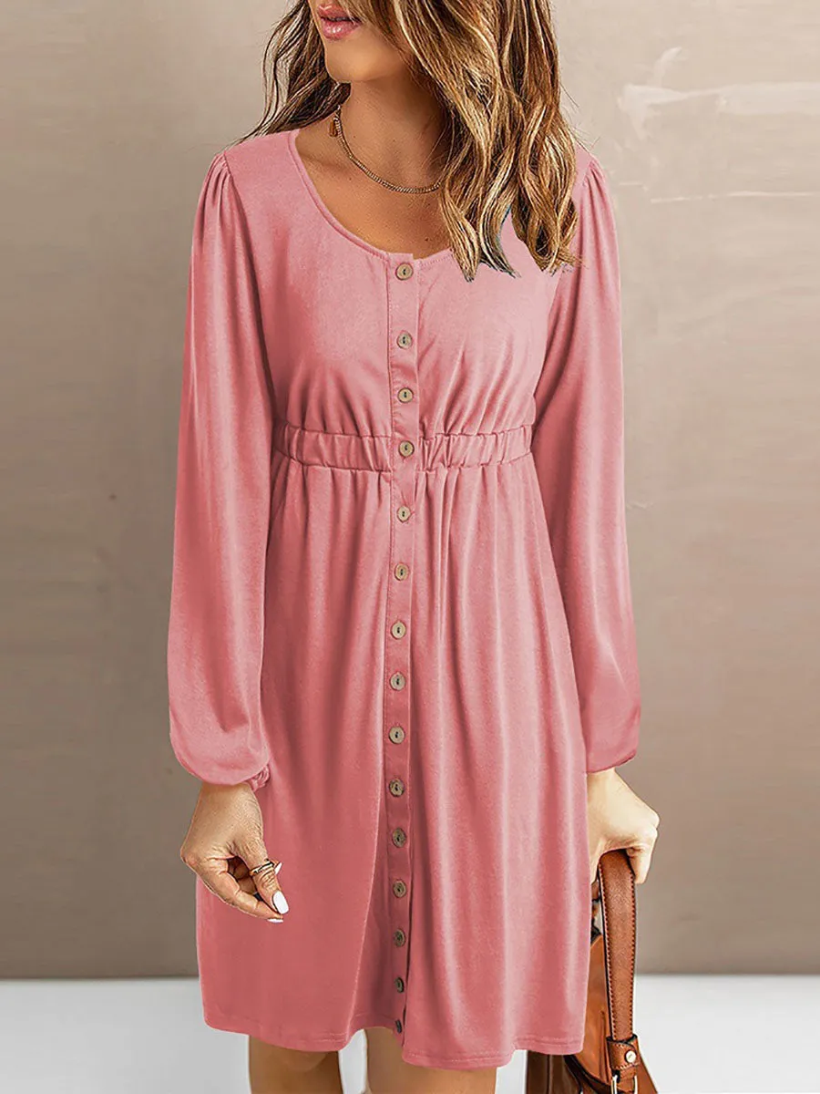 Stunncal Sexy V-Neck Waist-Length Sleeve Dress