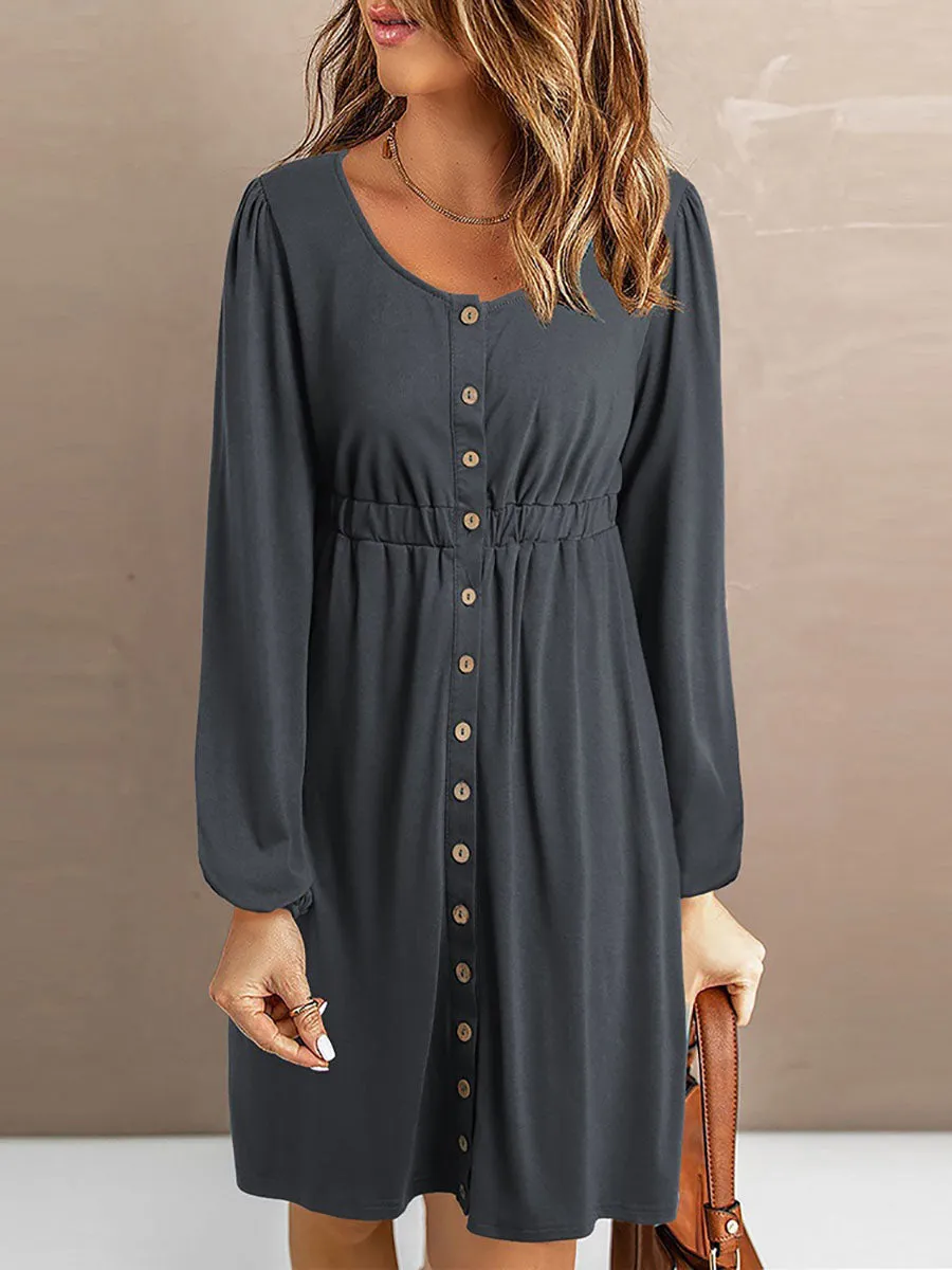 Stunncal Sexy V-Neck Waist-Length Sleeve Dress