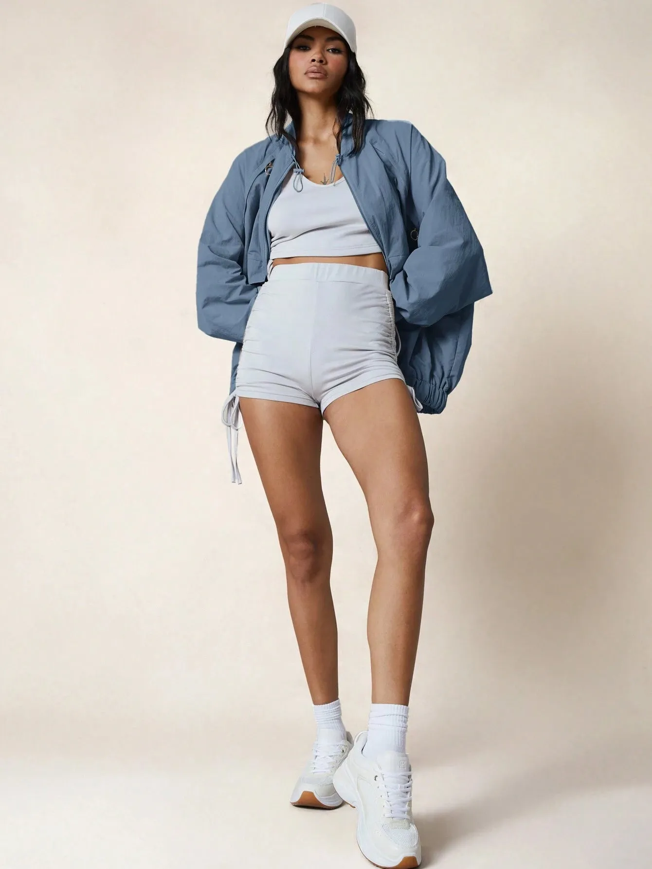Stylish Long Windbreaker Bomber Jacket | Lightweight & Trendy Outerwear