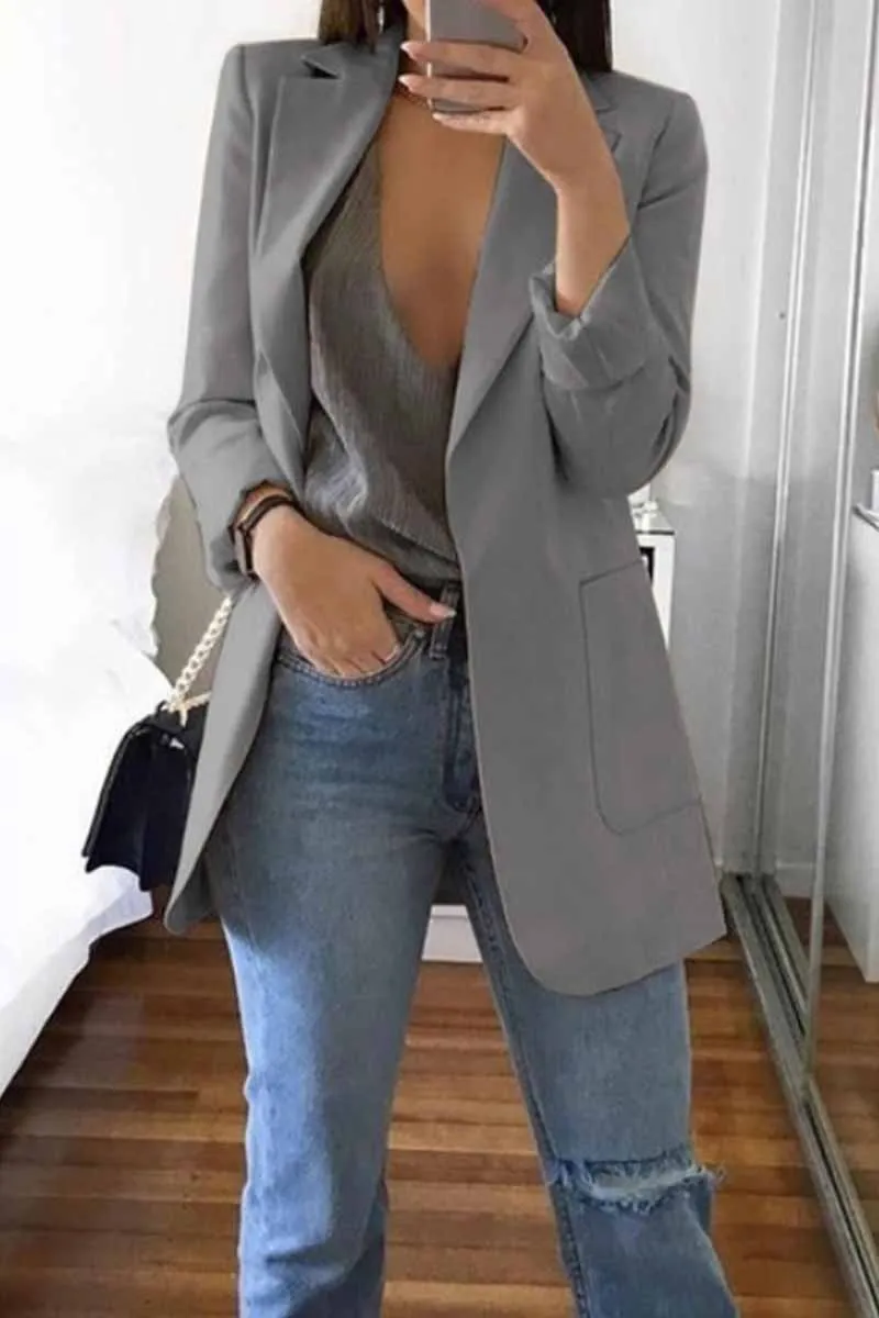 Stylish Suit with Pocket Blazer(8 Colors)