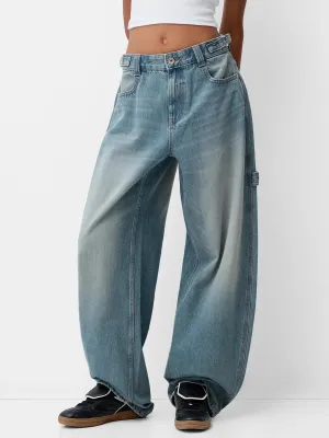 Stylish  Wide Leg Denim jeans