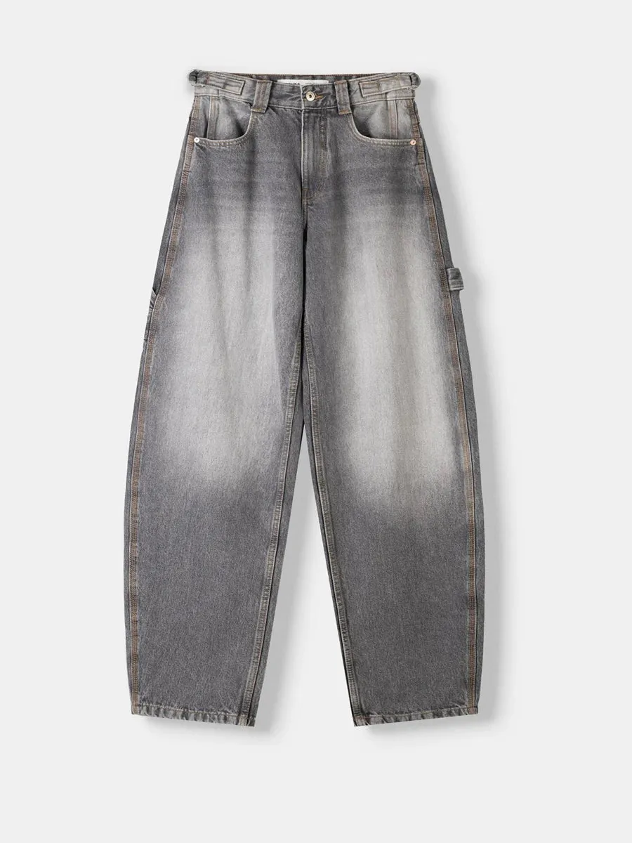 Stylish  Wide Leg Denim jeans