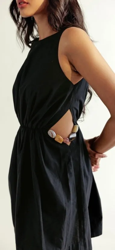 SUMMER AWAY-Algarve Mini Dress Black