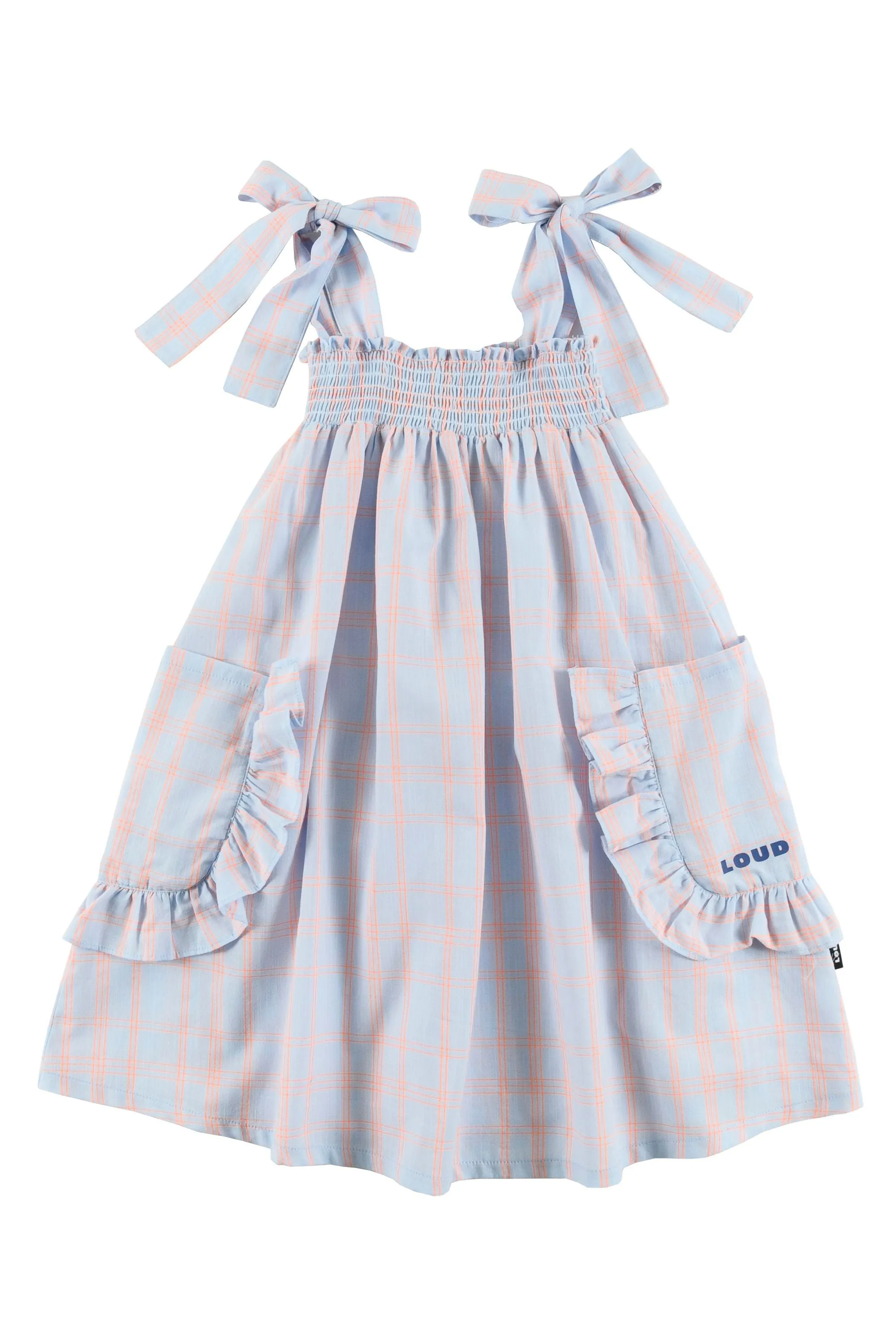 Summer check neon dress by Loud