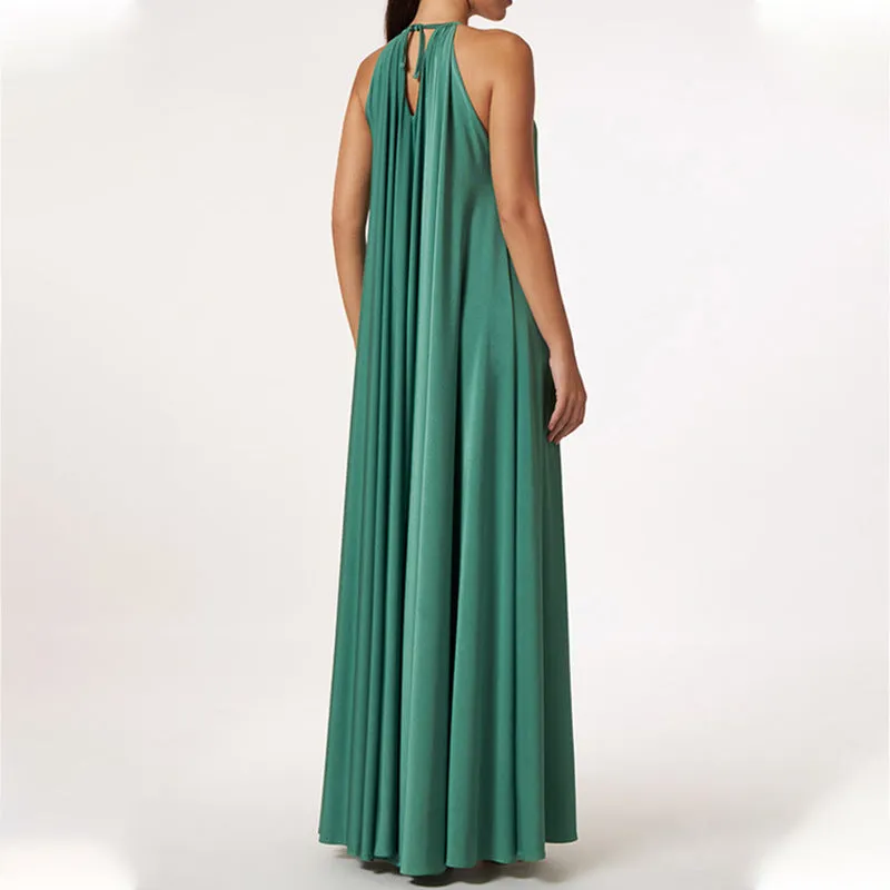 Summer Halter Sleeveless Long Dresses