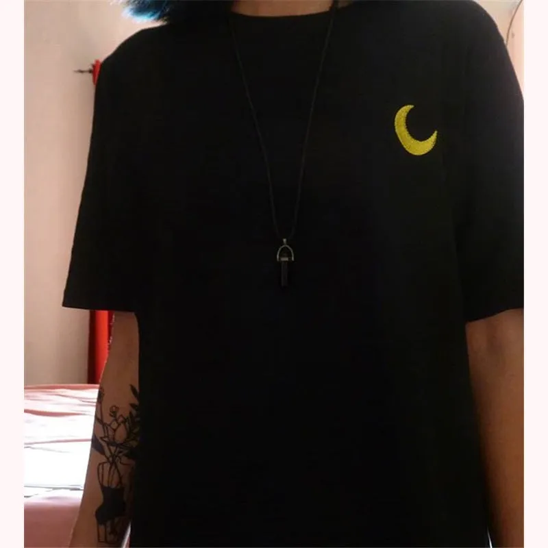 “SUN AND MOON” T-SHIRT W041601