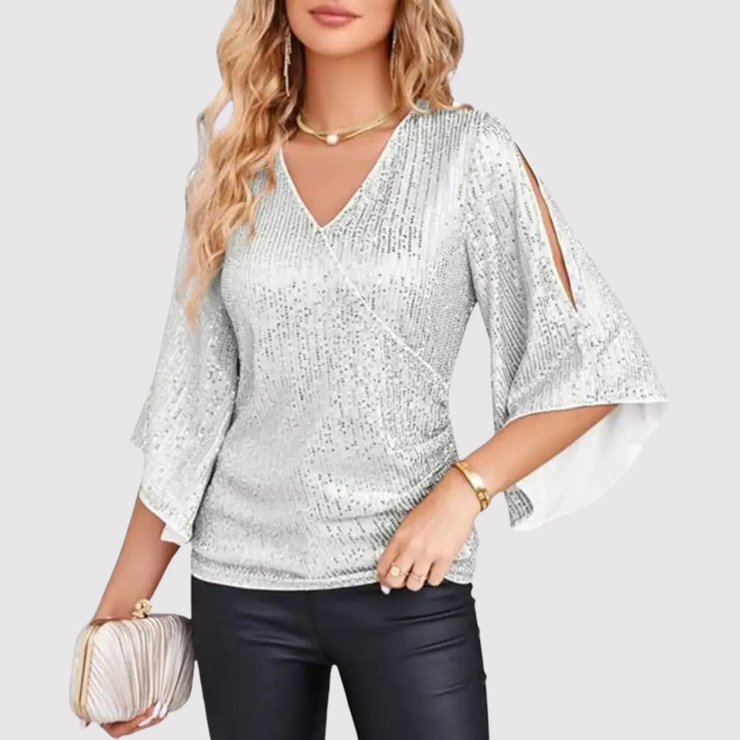 Sunny - Stylish and comfortable sequin tank top for women