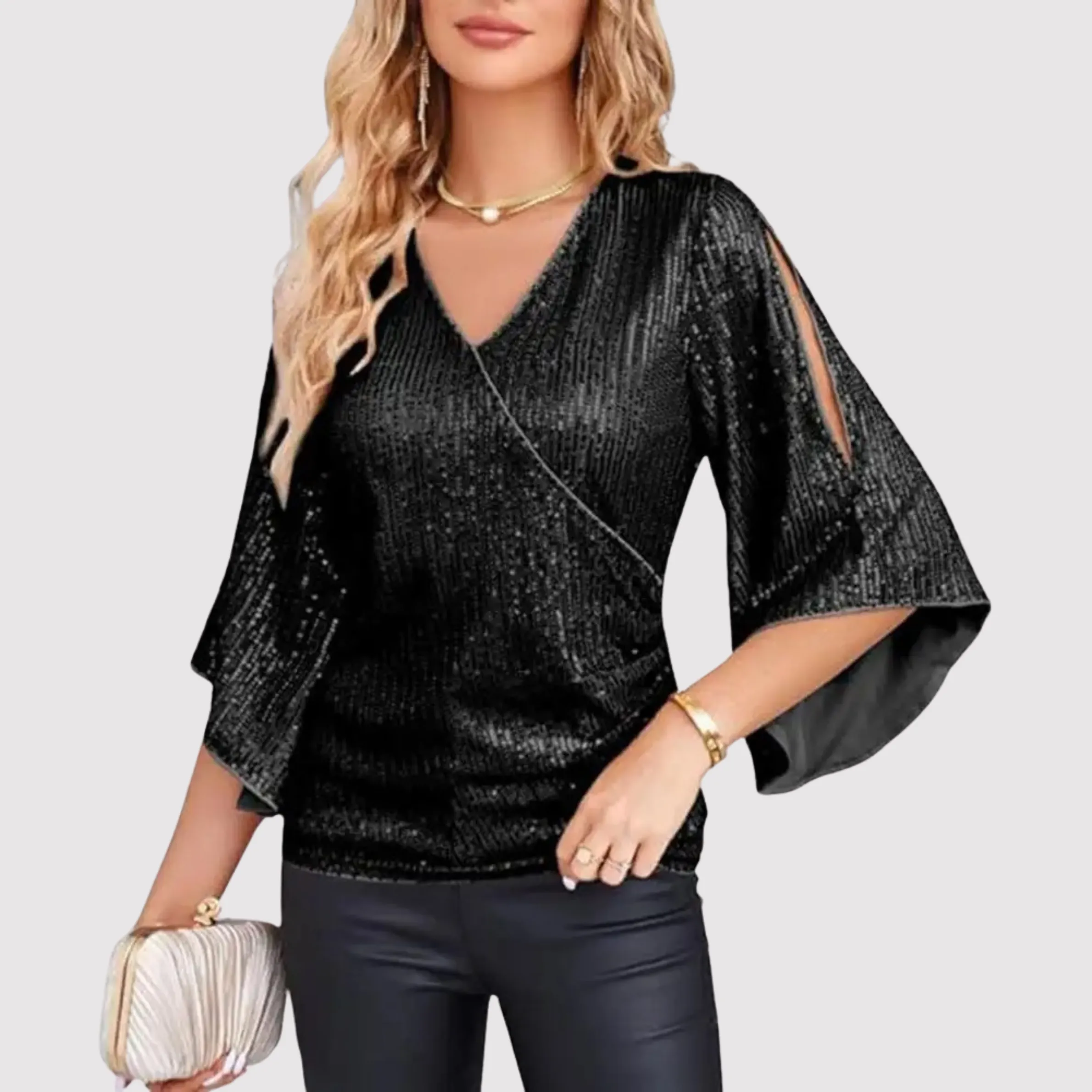Sunny - Stylish and comfortable sequin tank top for women
