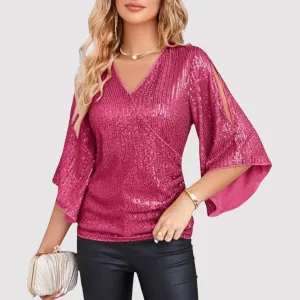 Sunny - Stylish and comfortable sequin tank top for women