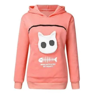 Sweatshirt Animal Pouch Hood Tops