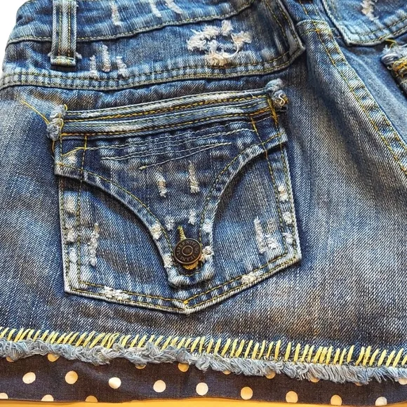 Taverniti So Janis Distressed Shorts