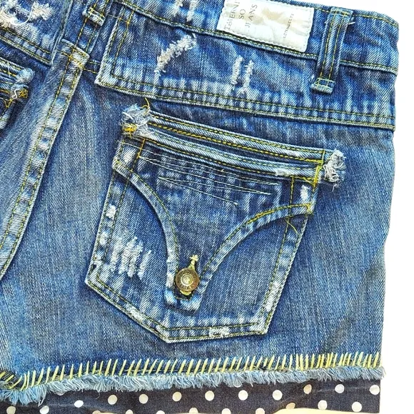 Taverniti So Janis Distressed Shorts