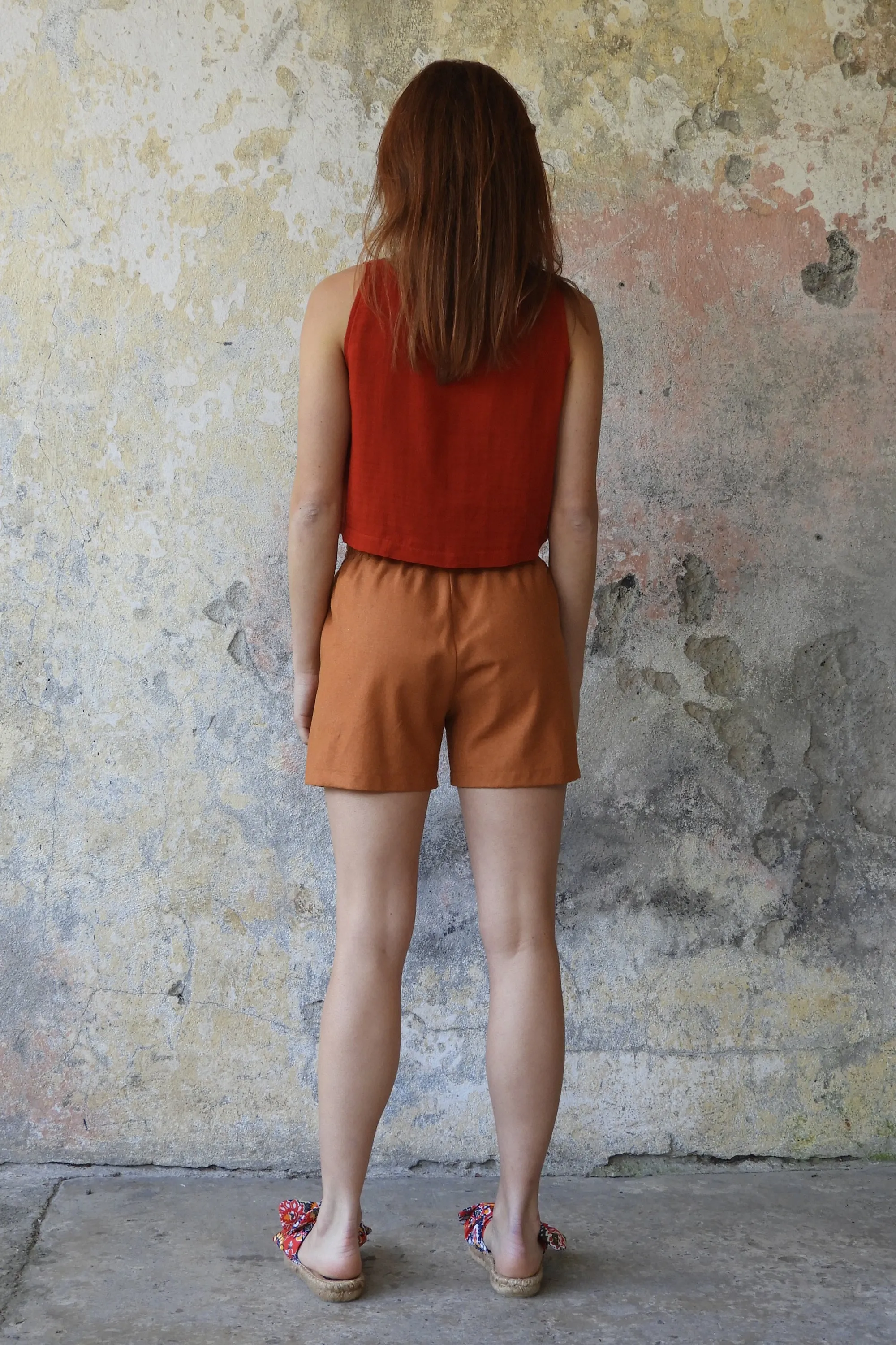 TERRA Women's Linen Blend Shorts