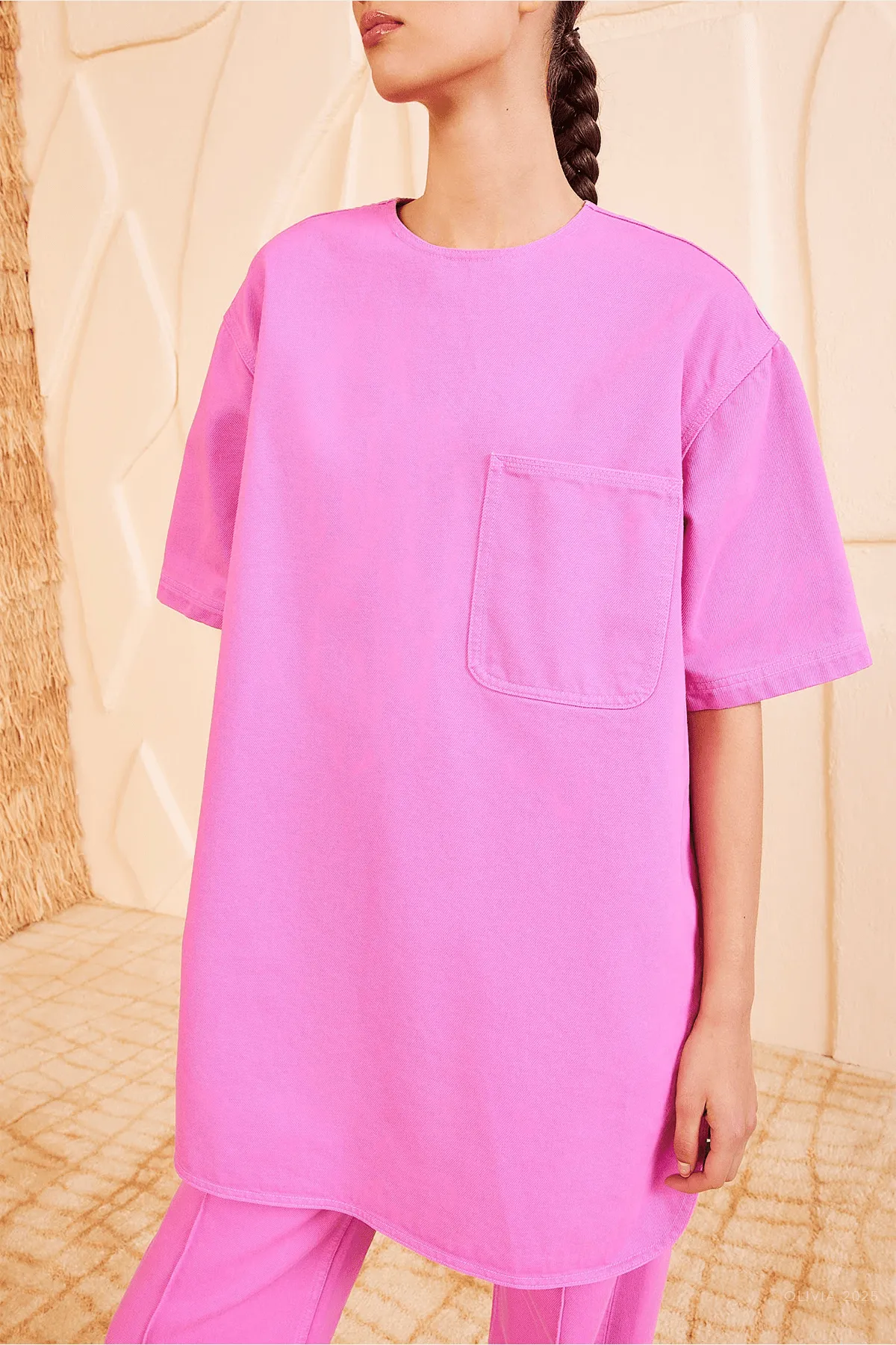 The Joan Tunic Dress in Cosmos