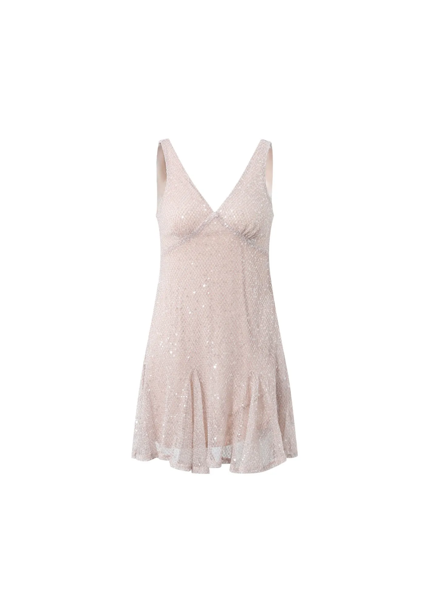 The Rosalia Godet Dress - Pink