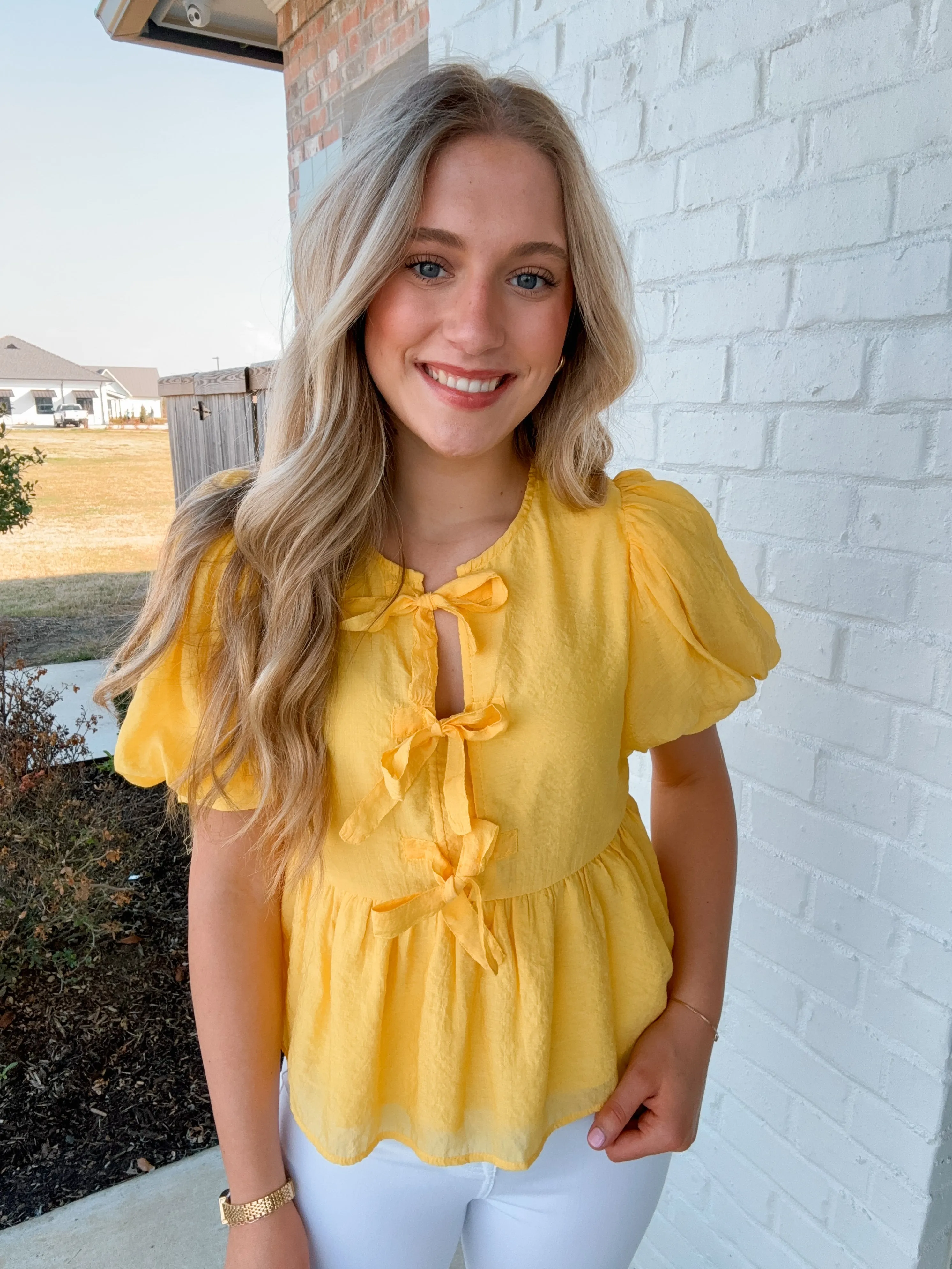 The Sally Bow Top